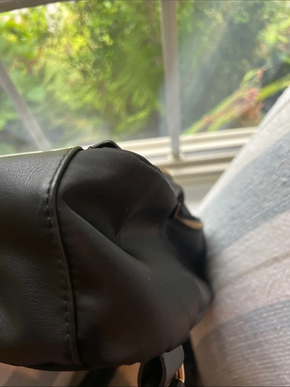 Kate & Alex Classic Black Nylon Men’s Backpack - Minimal Design 🆕